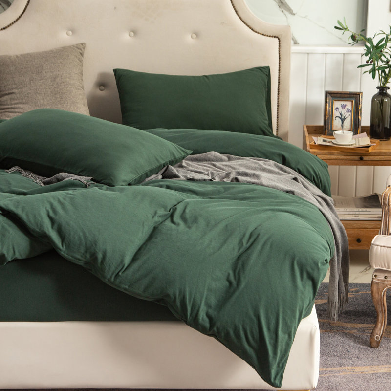 Eider & Ivory™ Fordbridge Jersey Cotton Duvet Cover Set & Reviews